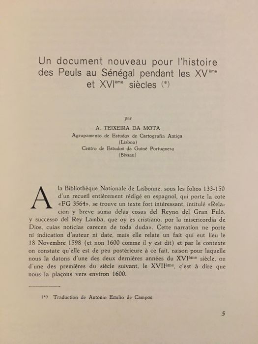 Guiné/ Naufrágio no Algarve/ Viagem da Fragata a Bissau