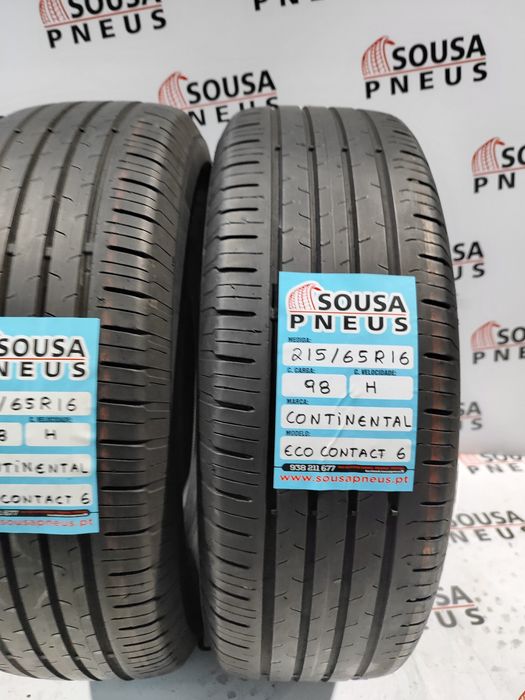 2 pneus semi novos continental 215-65R16 - Oferta dos Portes