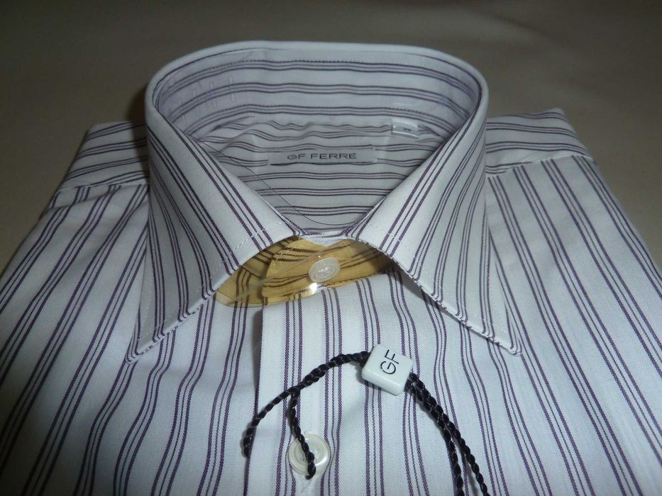 Camisa nova às riscas Grianfranco Ferré 38