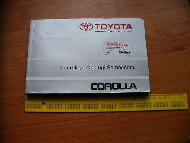 Toyota Instrukcja Książki OLX.pl