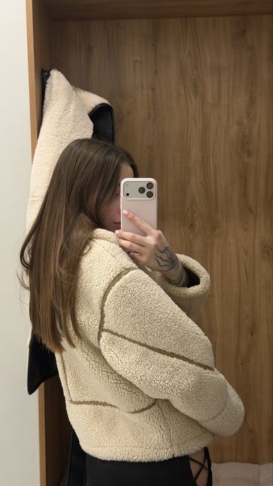 Куртка зара тепла зимова zara розмір с