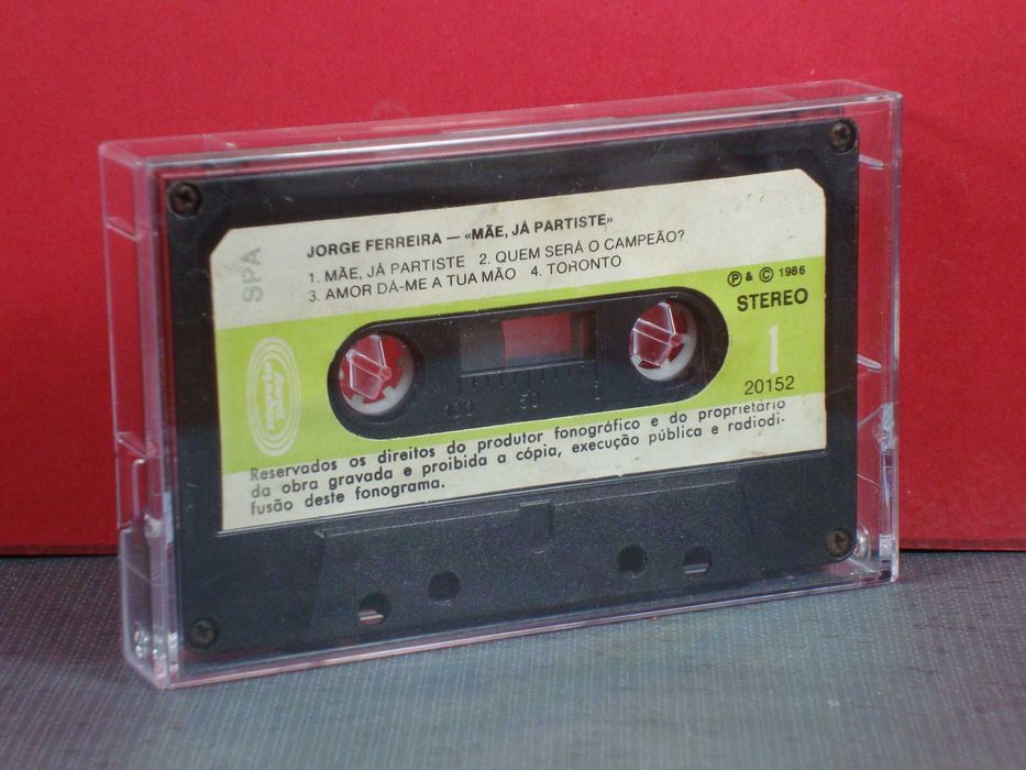 Jorge Ferreira - Mãe, Já Partiste / Cassete / VGPlus