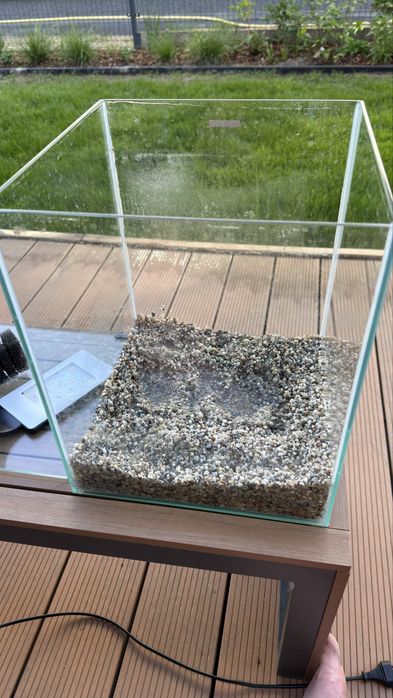 Akwarium 30l Kostka + Wyposażenie