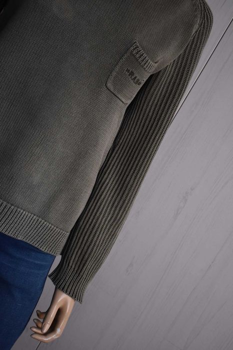 Sweter S 36 bawełniany prążkowany wygodny Rabalder sweterek bawełna bluzka