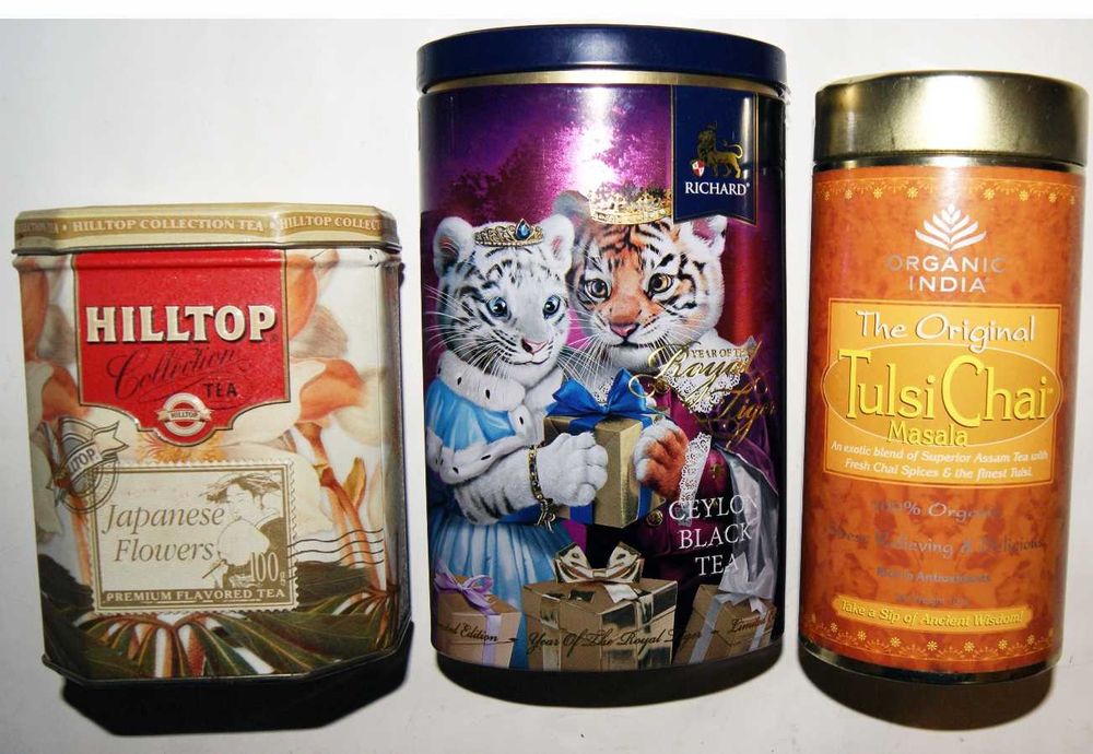 Жестяные банки для чая печенья Красивые ёмкости для сыпучих продуктов