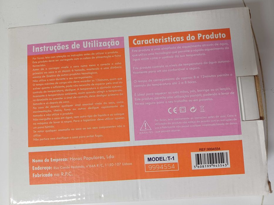 Almofada de aquecimento