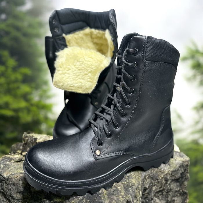 Берці зимові /Берцы зимние шкіра хутро Гортекс 40-46 Розн/Опт