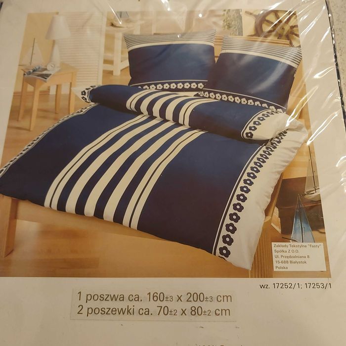 Pościel satynowa 100% Bawełna 160x200 NOWA