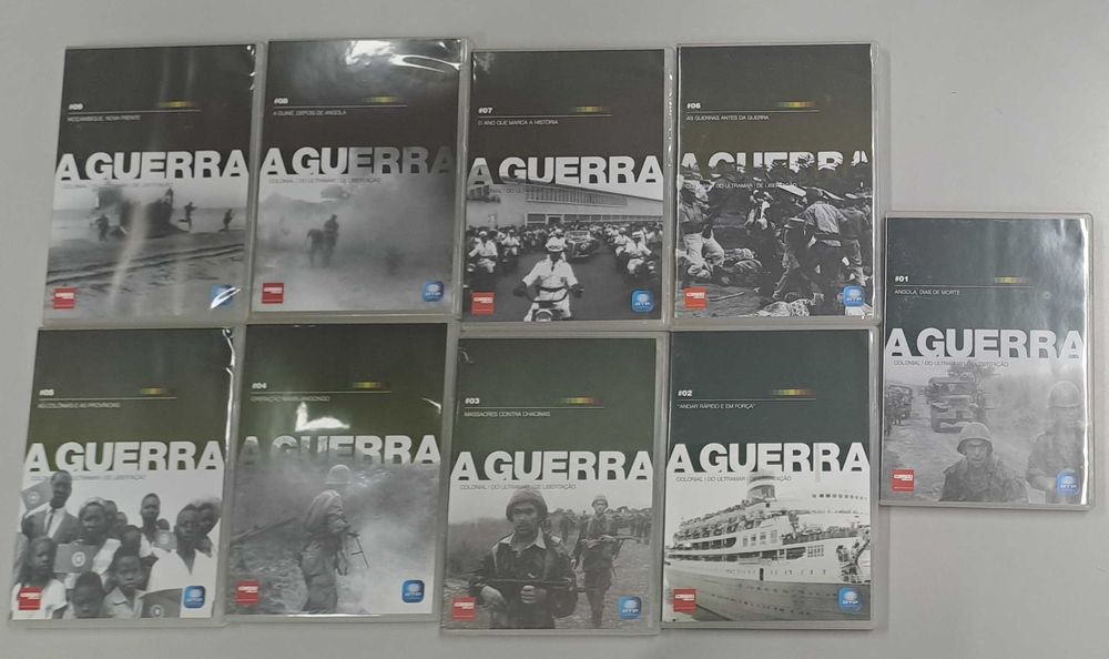 A Guerra (Colonial, do Ultramar) 1ª e 2ª Série RTP Joaquim Furtado (18 DVD)