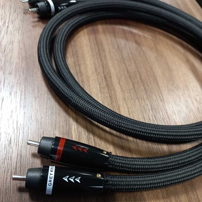 Interkonekt stereo HI-FI / kabel 2RCA - 2RCA Grey Knight, 1m