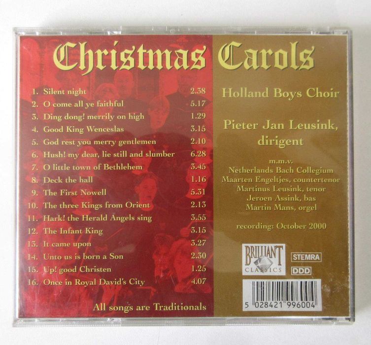 HOLLAND BOYS CHOIR - Christmas Carols (CD)