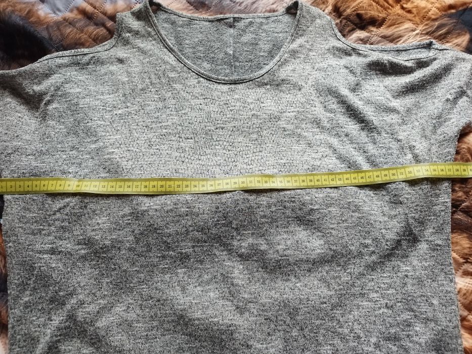 Bluzka szara melanż L, XL