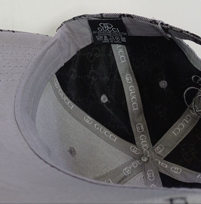 Chapéu Gucci cinzento