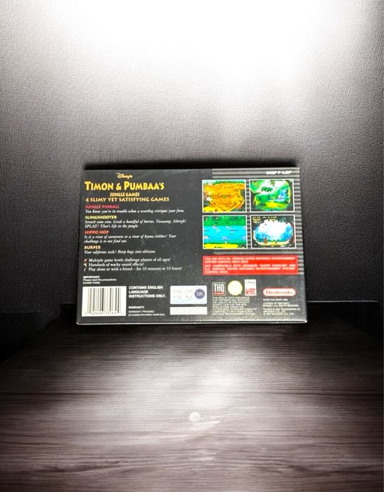 Super Nintendo Timon e Pumba Game