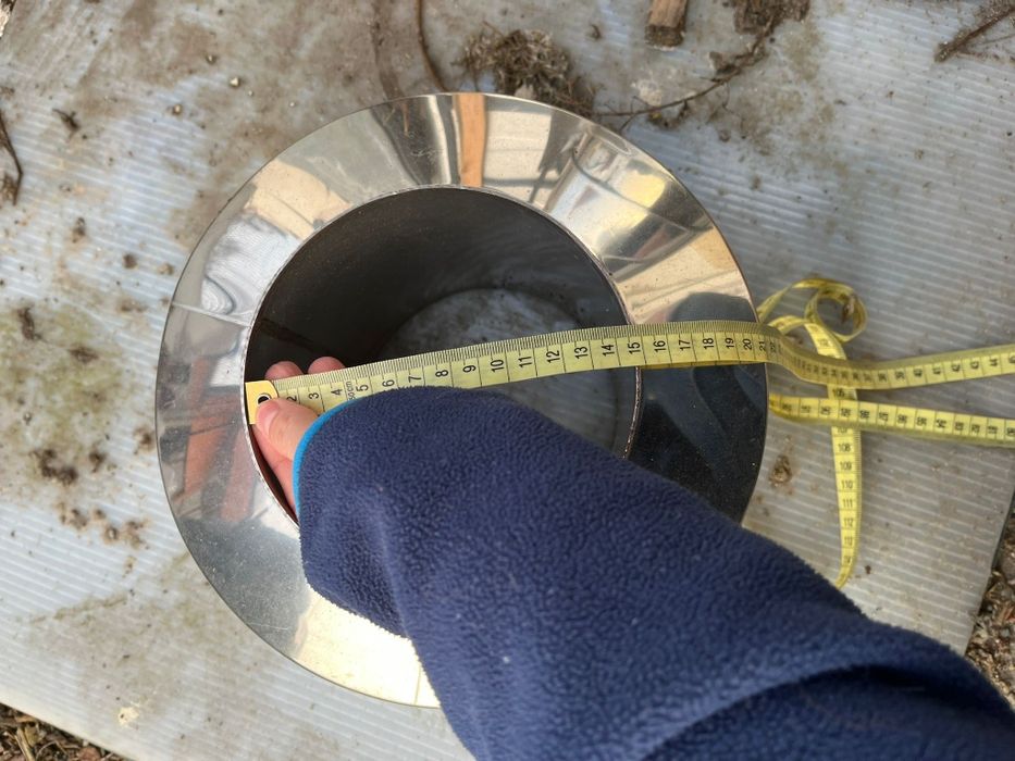 Rura ceramiczna kominowa - 300 mm + daszki kominowe