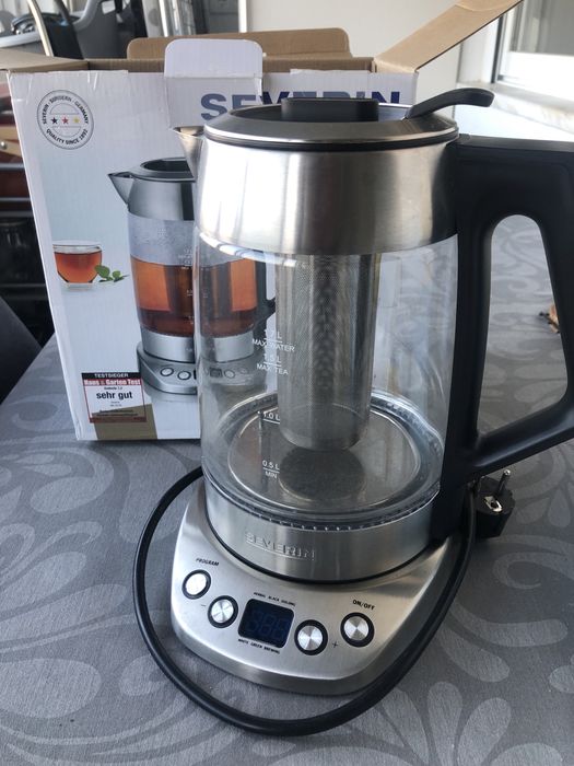Chaleira de chá Deluxe SEVERIN 3000W 1,7L