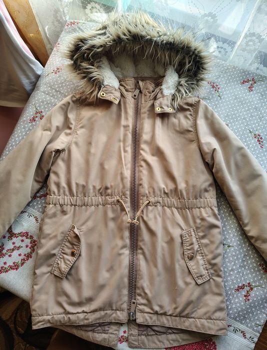 Куртка H&M, парка для дівчинки 134 розмір