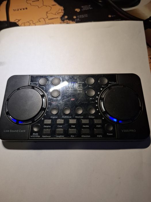 Mesa de mistura de músicas portátil