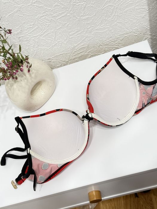 Купальник з пушапом червоний