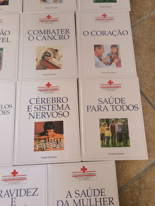 Livros Cruz Vermelha - Saúde