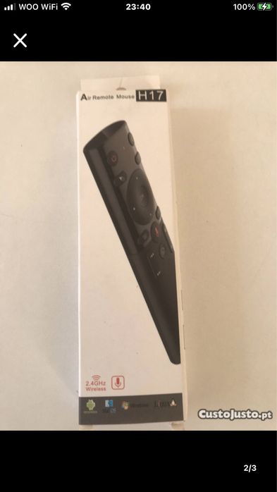 Comandos de voz para Box Android ou TV64550766028803121