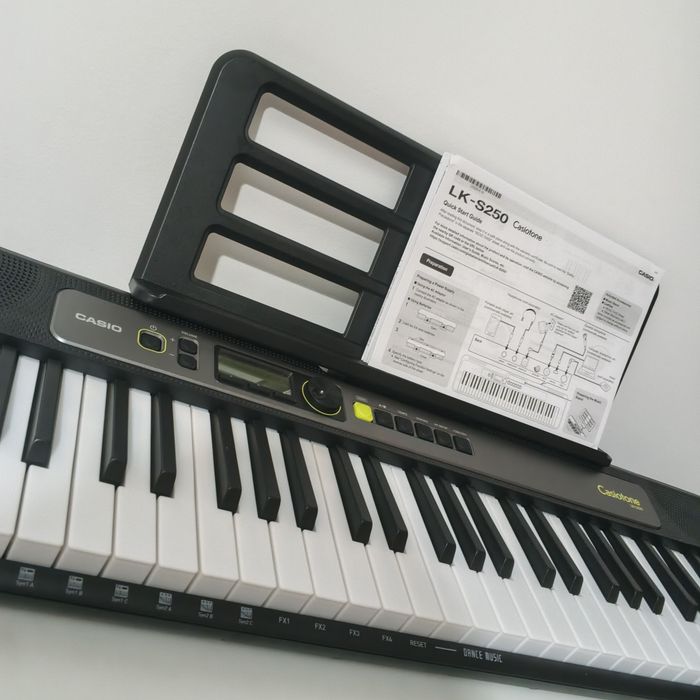 Casio Casiotone LK-S250 61 Teclas — Quase Novo + Caixa Original