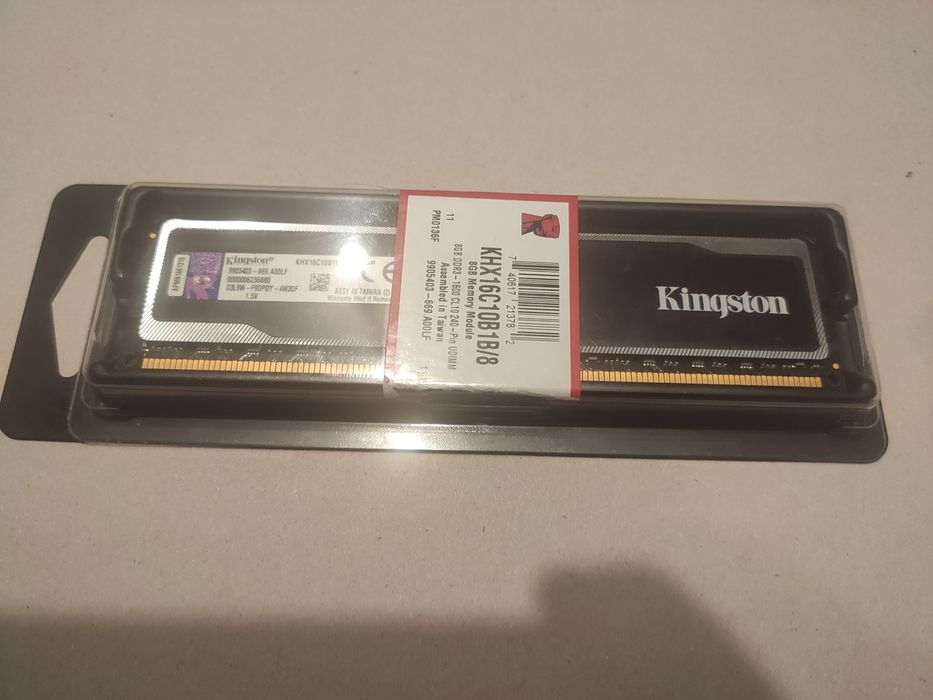 Pamięć RAM Kingston 8GB 1600DDR3