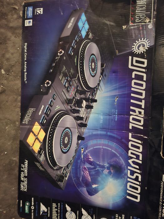 Hercules DJ Control Jogvision – sprawny kontroler DJ, oryginalne pudełko