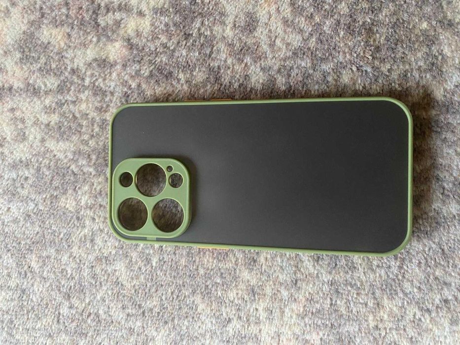 Nowe etui Iphone 14 zielono-pomarańczowe