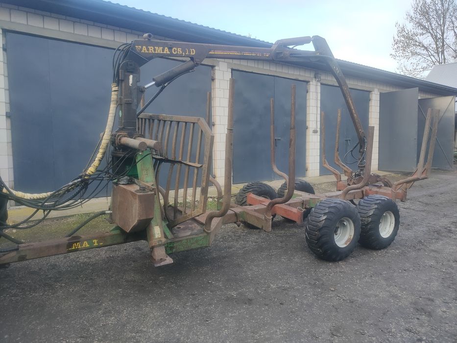 Przyczepa leśna Farma 9 ton
