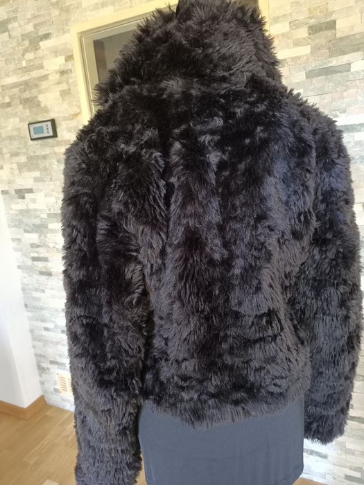 JAK NOWE Futerko Bolerko czarne damskie krótkie rozmiar 38