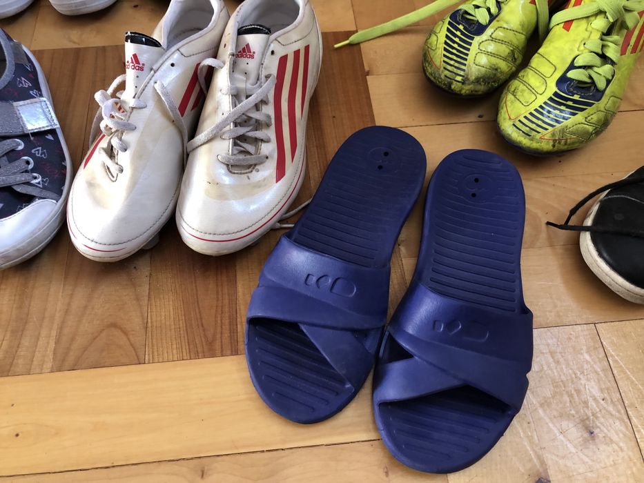 Buty dziecięce buciki 13 par 32-34 korki sniegowce sandaly zestaw paka