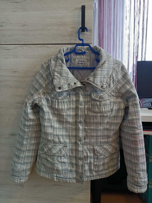 Kurtka damska zimowa w kratę roz. L