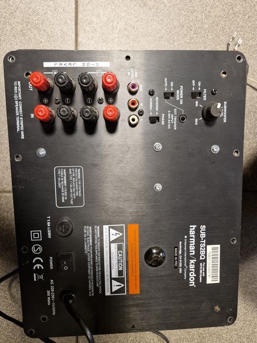 Subwoofer harman kardon Sub-Ts2bq głośnik sprawny uszkodzony