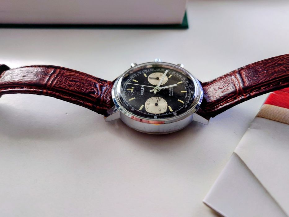 Kelek Chronograph z lat 70. Piękny stan.