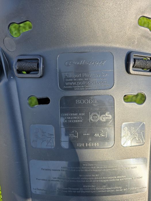 Fotelik rowerowy siodelko rowerowe dla dziecka Boodie