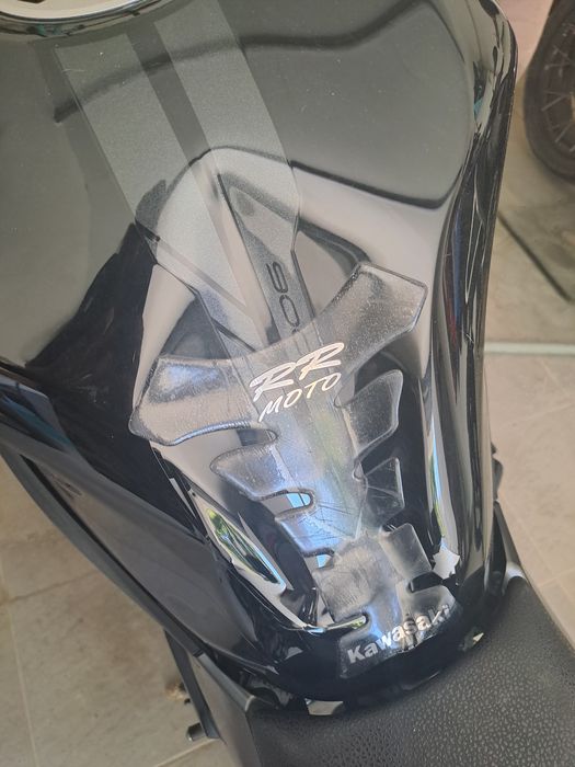 Z900 acidentada