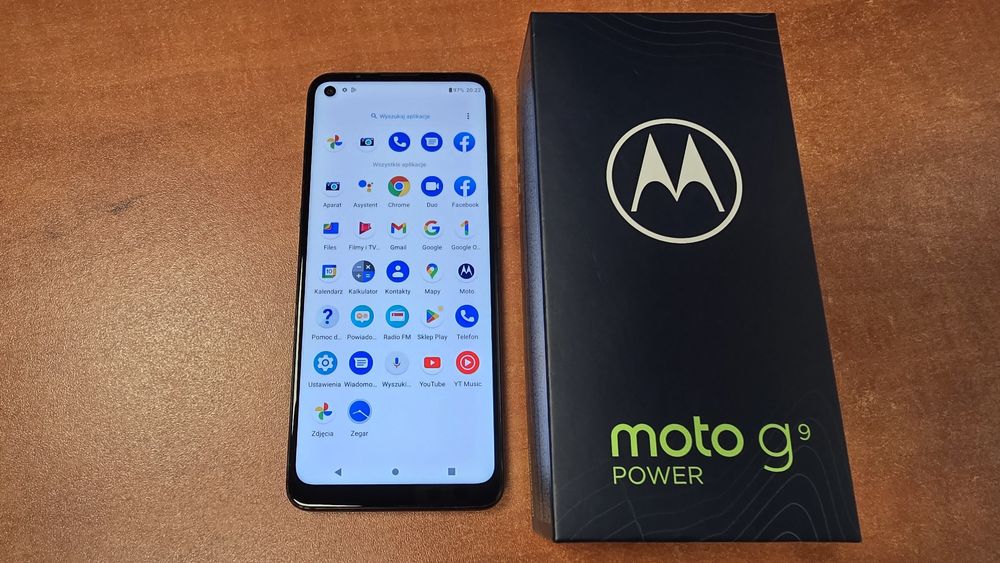 Motorola Moto G9 Power Dual Sim 128GB/4GB RAM szara, stan bdb