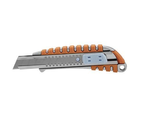 nóż aluminiowy z gumowym uchwytem 18 mm berner