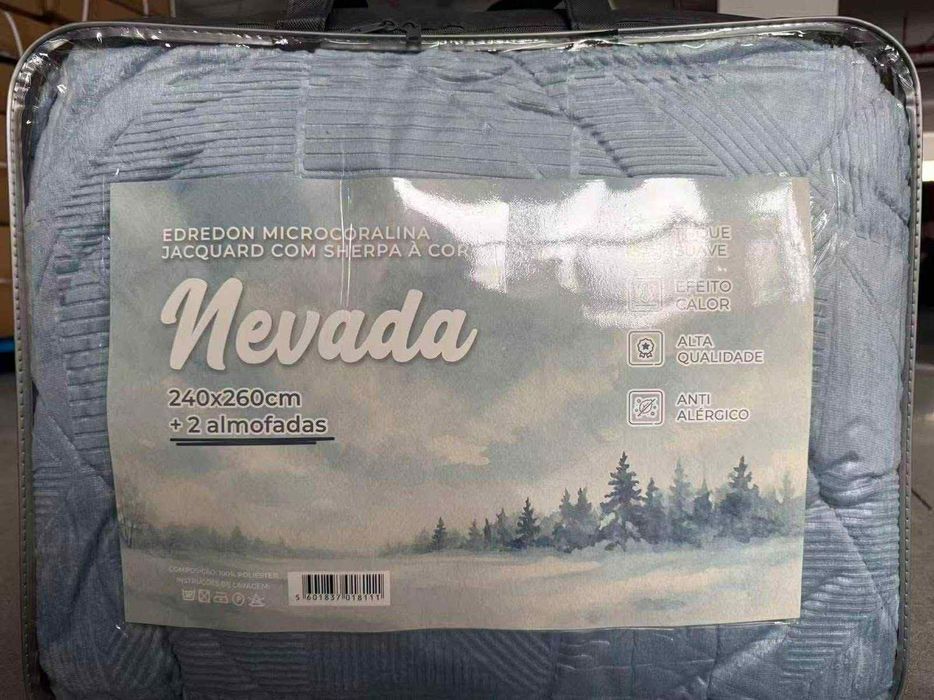 Edredão borrego (inclui fronhas almofadas)