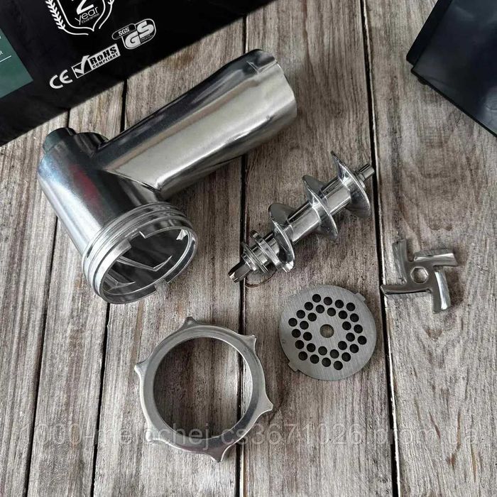 НЕМЕЦКАЯ Мясорубка Rainberg RB-678 3000W + Насадка для колбас