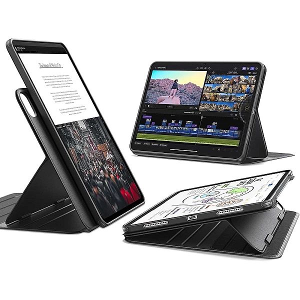 ESR FLIP HYBRID IPAD PRO 11" 5 / 6 / 2024, 2025 BLACK