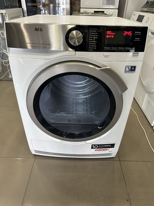 Сушильна машина AEG T8DE86685 (Німеччина) 8кг. Тепловий гасос. Лед