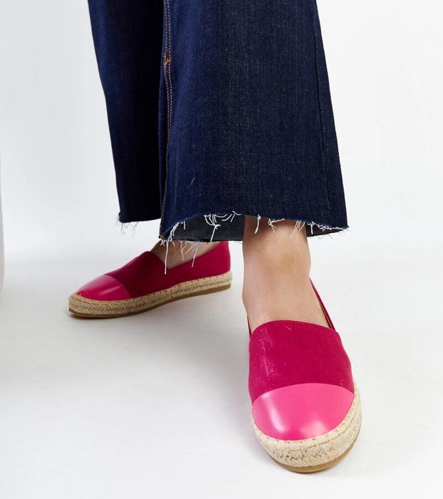 Różowe espadryle Carugo