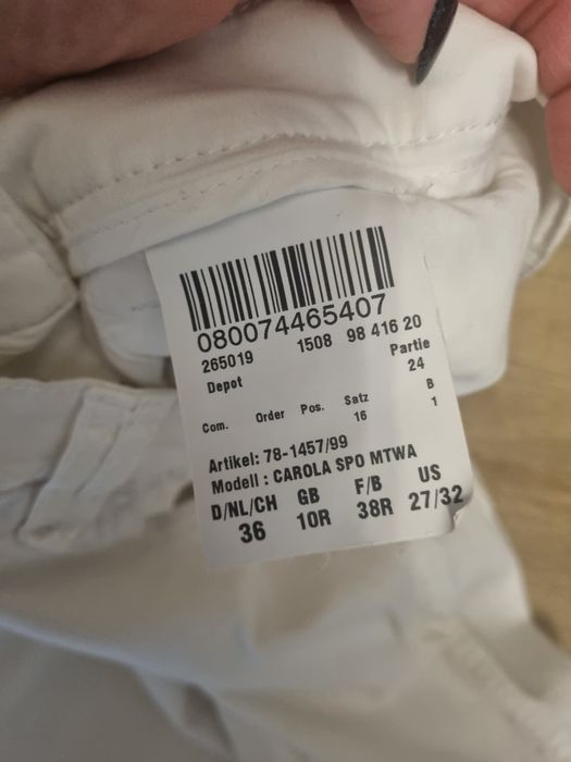 Brax spodnie chinosy 27/32 S/M