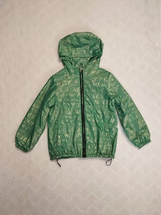 Куртка вітровка, сарафан, 2 джемпери, НОВІ колготи, розмір 122-128