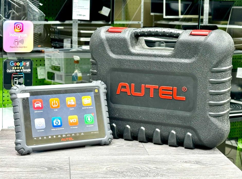 Автосканер AUTEL MaxiCOM MK906 Pro / Повний комплект/ Авто диагностика