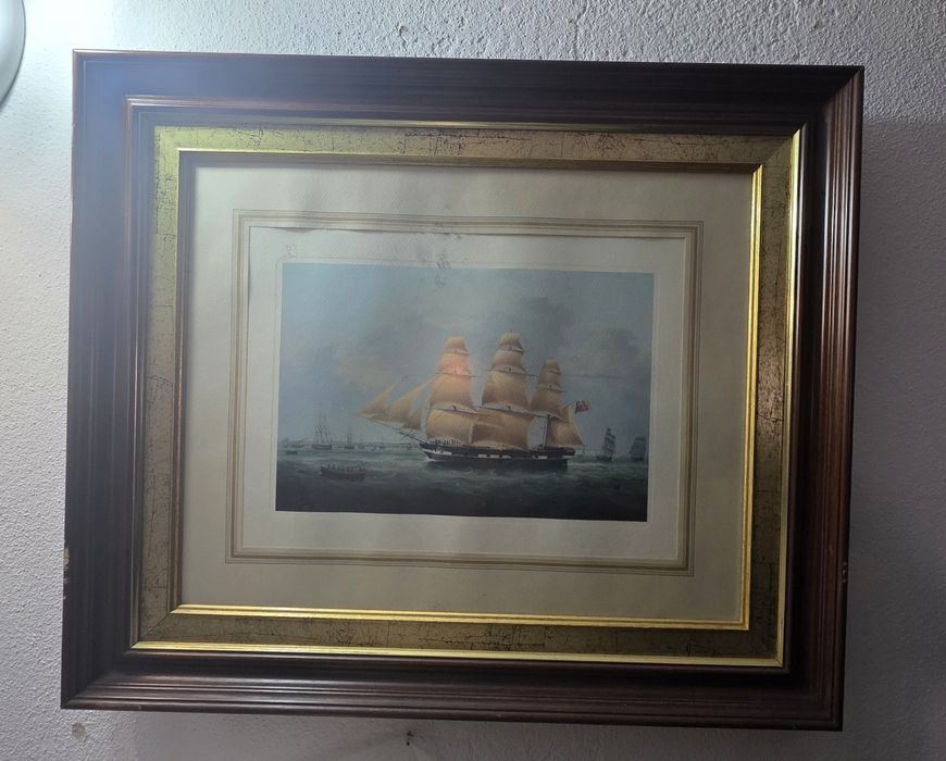 Quadro Caravela antigo