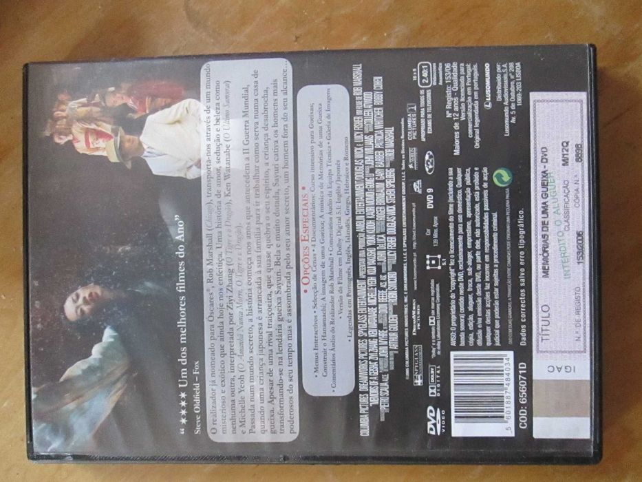 Memórias de Uma Gueixa, com Michelle Yeoh, Ziyi Zang, Ken Watanabe