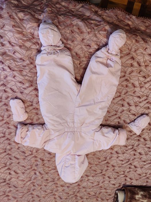 Зимний комбинезон на девочку 86см б/у